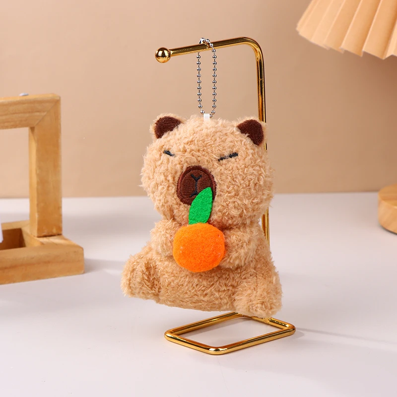 Capybara Plush Toy, Backpack Keychains Decor 6 Capybara Plush Toy, Backpack Keychains Decor
