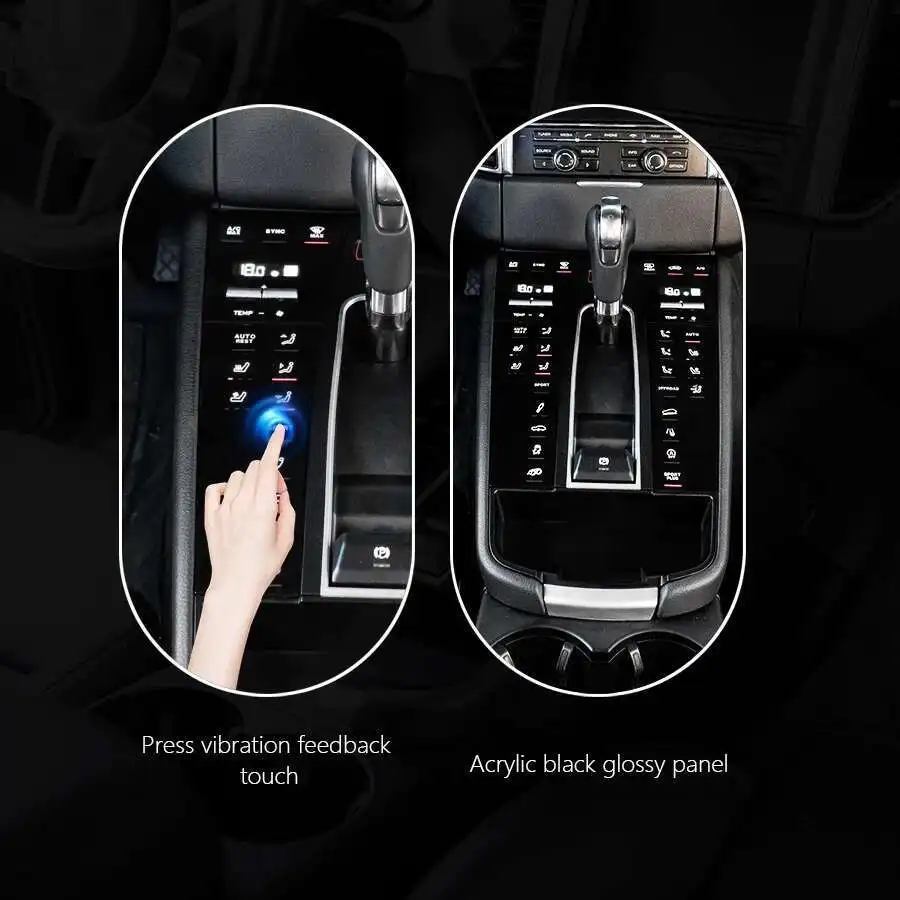 Center Console Gear Shift Panel Interior Decorative Accessories For Porsche Maca