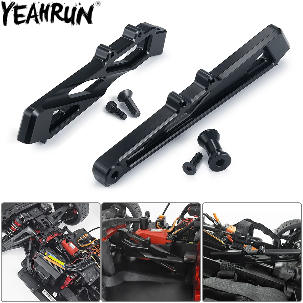 

YEAHRUN Front Rear Support Mount Bracket Chassis Brace for 1/7 FELONY 6S BLX Street Bash All-Road Muscle Car RTR Parts