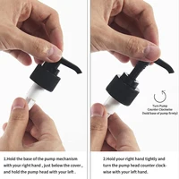 ขวดยาสระผมและครีมนวดขนาด500มล. ขวดใส่สบู่แชมพูพร้อมปั๊มภาชนะใส่ครีมอาบน้ำ3แพ็ค 5