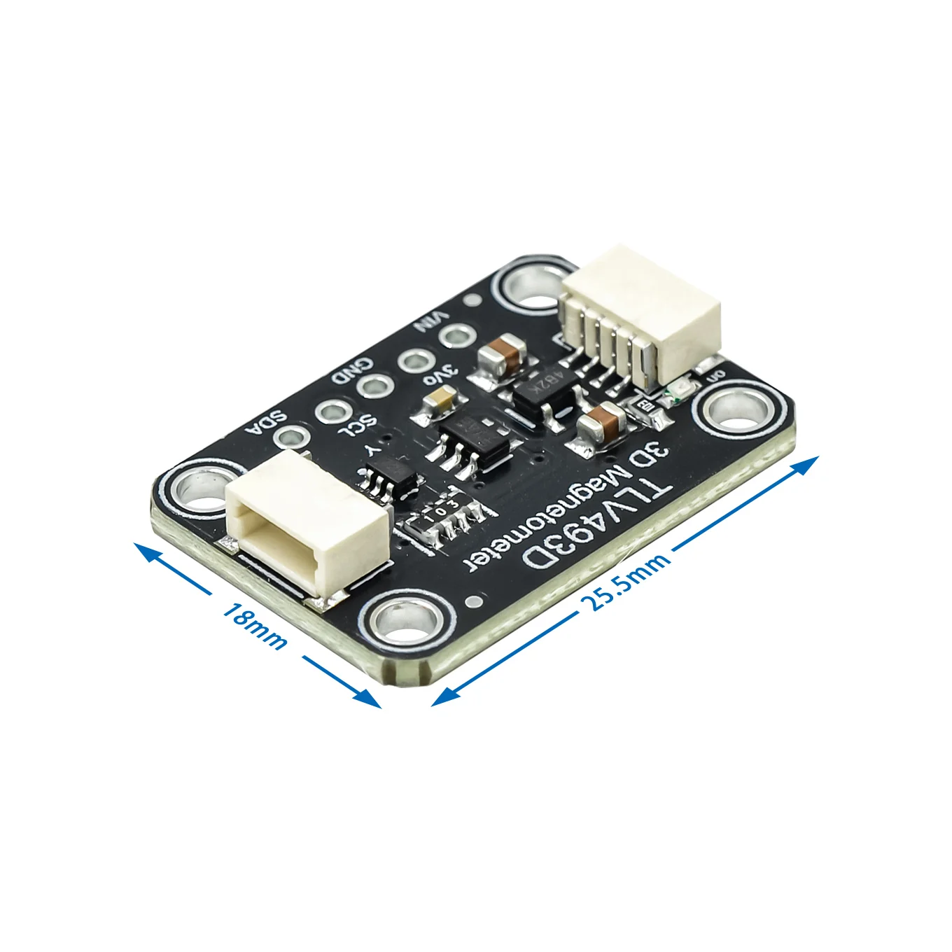 High-Precision Three-Axis Magnetometer Module with Ultra-Fast I2C Interface