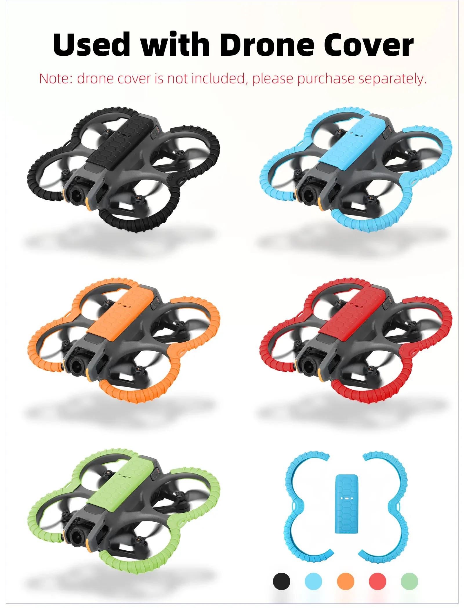 Description Picture 5 of itemSunnylife Propeller Guard Cage for DJI Avata 2 Arms Anti-collision Ring Props case Protector Cover Accessories