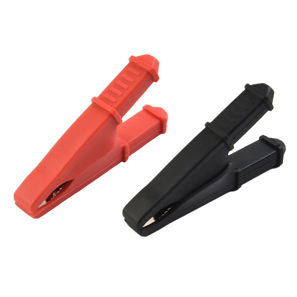 

Car Battery Probes Alligator Clips Measurement & Inspection Insulated Alligator Clip Red Black 2 Pack 75mm Copper