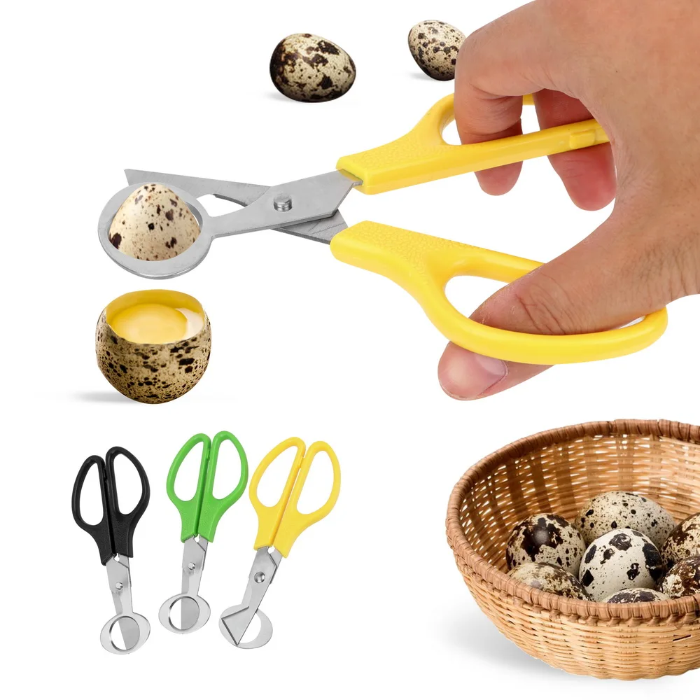 Egg Tools Quail Egg Shell Scissors Rust Resistant Multifunction Durable Stainless Steel Blade Kitchen Tools Cigar Cutters