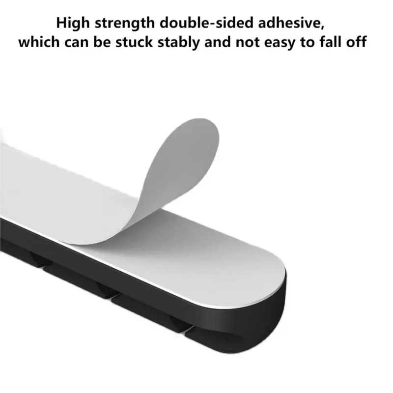 케이블 정리함 실리콘 USB 케이블 와인더, 데스크탑 깔끔한 관리 클립, 케이블 거치대, 마우스 키보드 헤드폰 와이어 정리함 