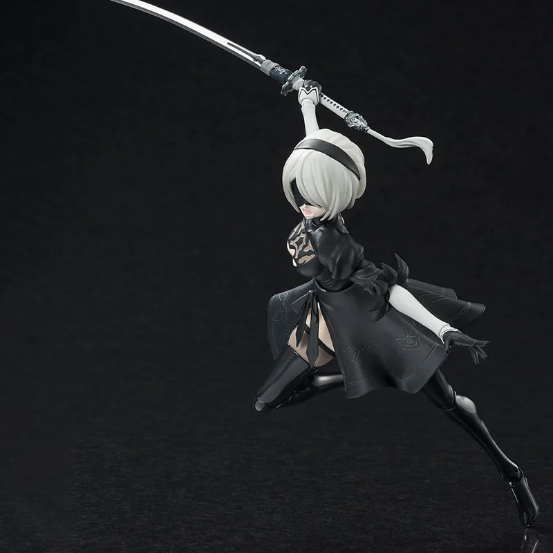 반다이 오리지널 박스 S.H.Figuarts Nier:Automata 2B 9S 모델 키트, 애니메이션 액션 피규어 완제품 모델, 어린이 장난감 선물