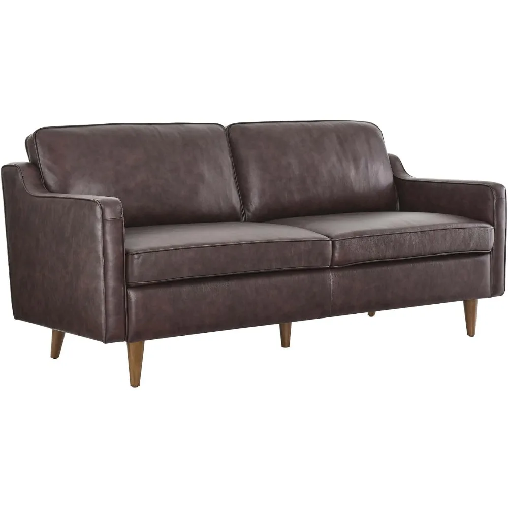 

Modway Impart Upholstered Leather, Sofa, Brown