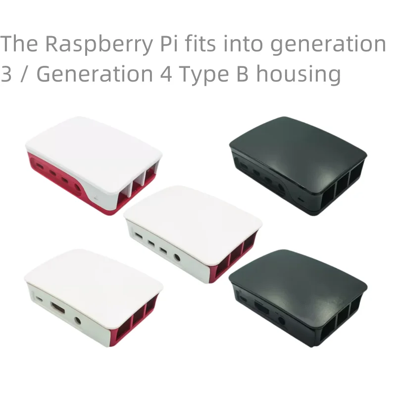 Image Generation For Raspberry Pi Raspberry-Pi-for-Generation-3-4-Type-B-housing-red-white-box-for ...