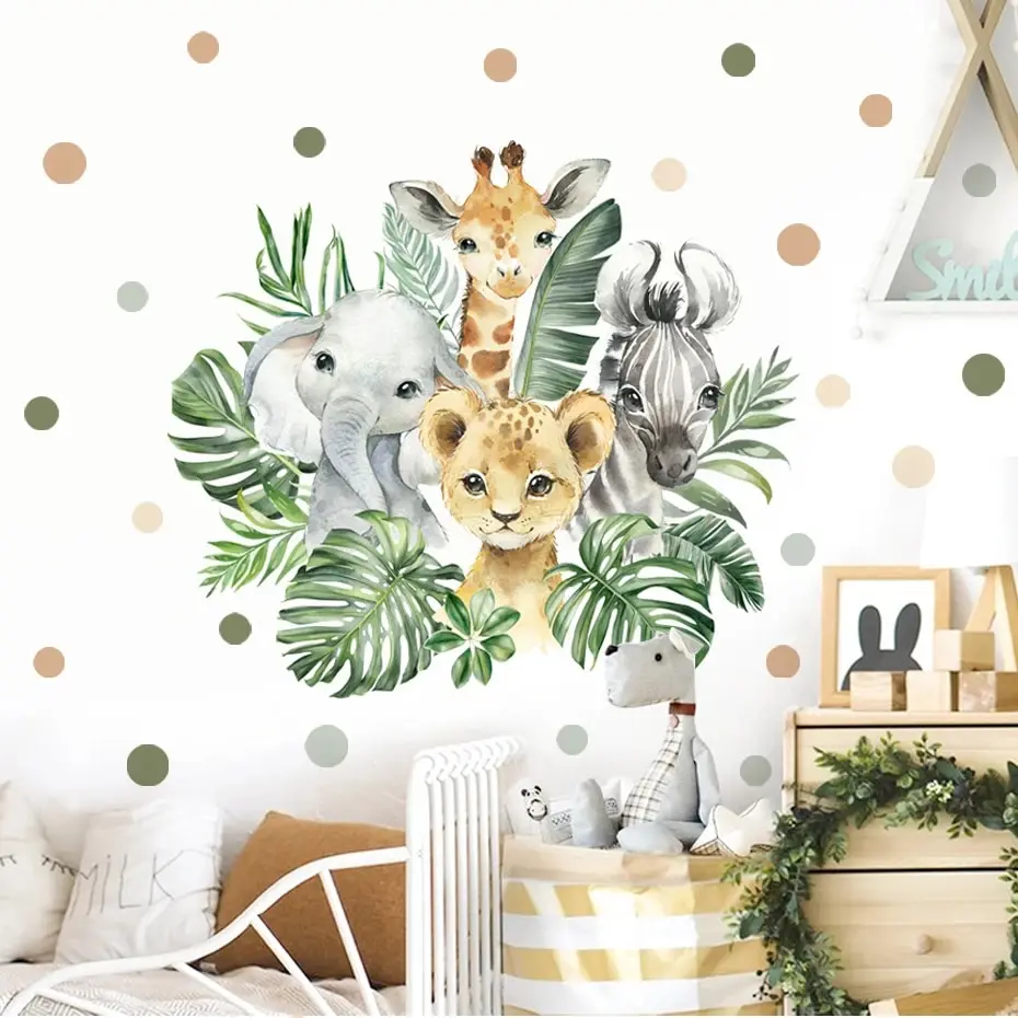 Cute African Animal Wall Decals for Kids Rooms: Real-Life Review After 6  Months of Use, image size:930x930