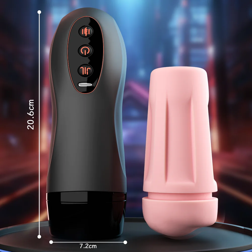 Sex Machines Male Masturbation Cup Suction Mount Pocket Pussy Sexy Voice Penis Trainer Heating Masturbator Toy Sex Toy For Men
