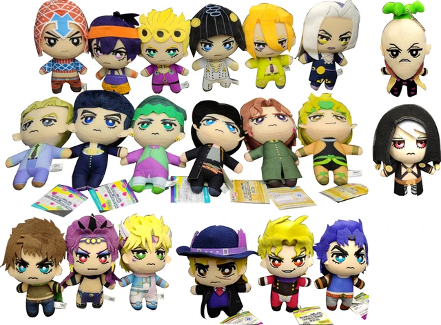 JAPAN Jojoss Bizarre Adventure Golden Wind Buccellati Abbacchio Fugo Yoshikage Kira Rohan Kishibe Josuke Joseph Kars plush 1