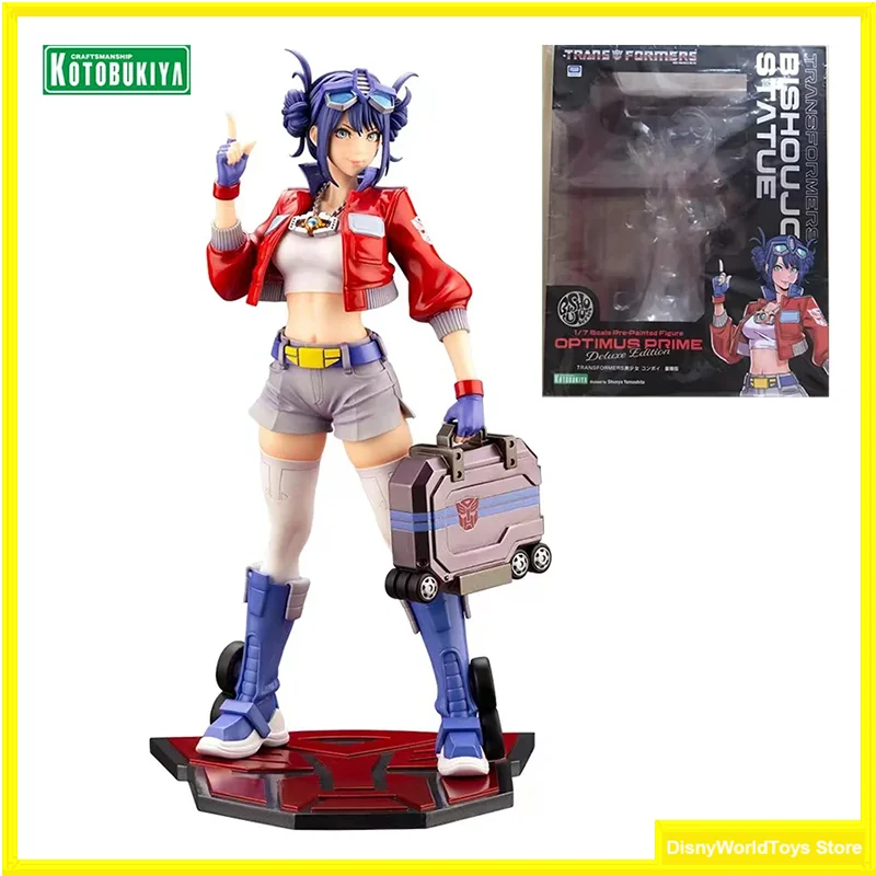 100% Originale Kotobukiya Transformers Bishoujo Transformers Optimus Prime 1/7 In Stock Anime Action Collection Figures Model