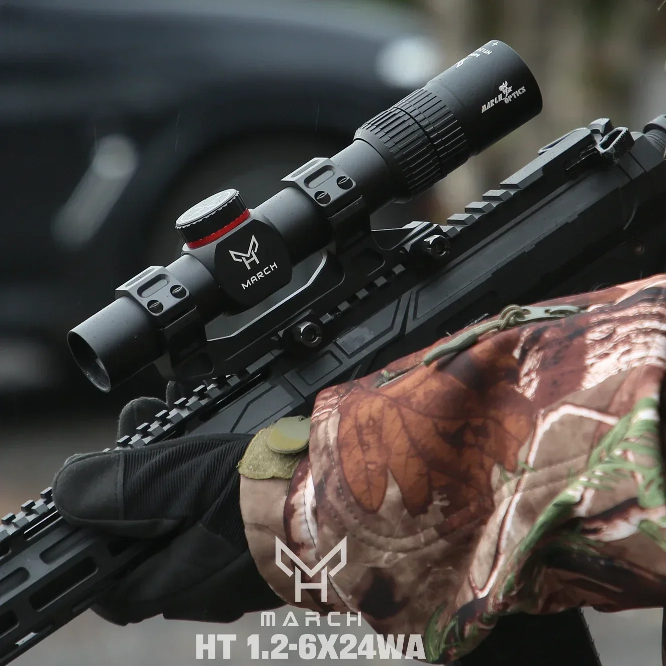 Rifle Scope Sight Wide Angle Hunting HT1.2-6X24WA for Hunting And Shotting Airsoft Air Guns with Mounts airsoft accessories