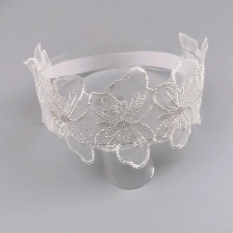 cheap baby accessories	 Girls Hair Accessories Lace Chiffon Flower Embroidery Headband Newborn Baby Hair Band Headdress Girl Princess Hair Headwear 0-2Y Baby Accessories