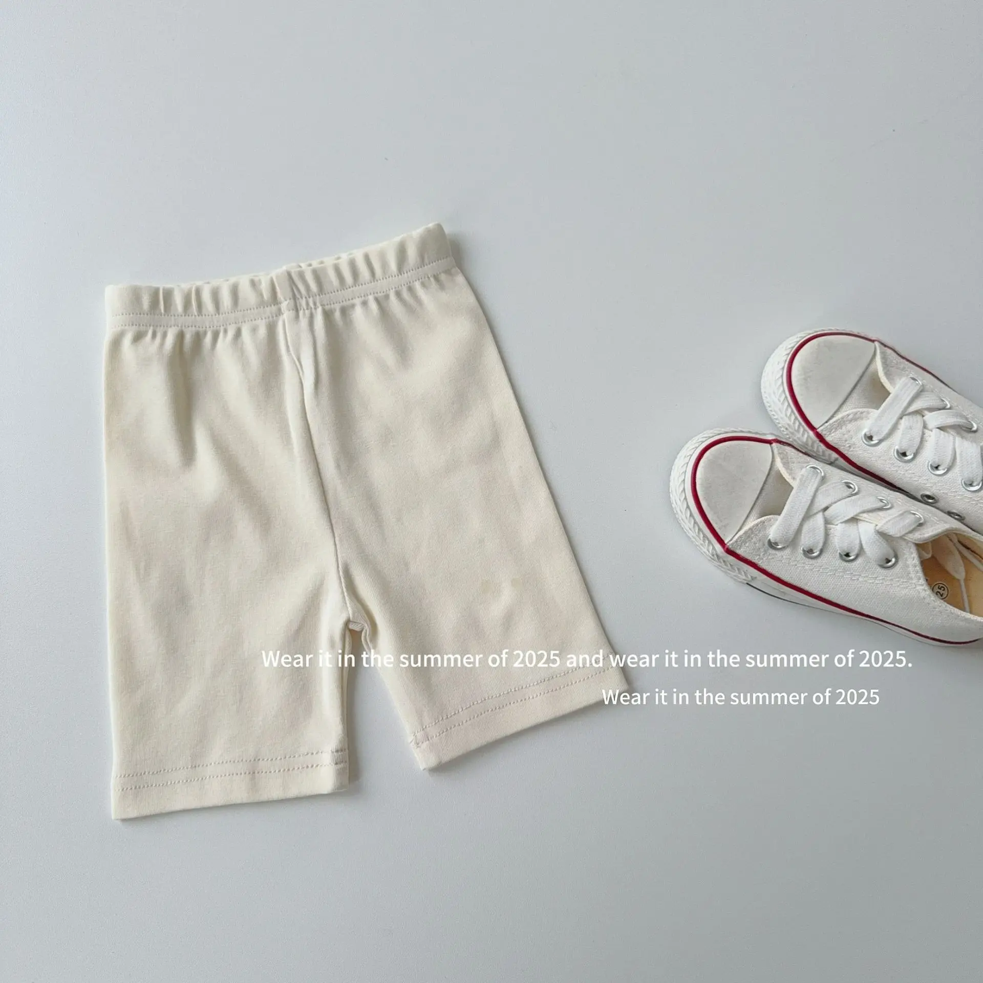 2025 Summer New Girls Shorts Yoga Pants Solid Casual Children Leggings Baby Girls Colorful Safety Pants Kids Anti Slip Shorts 6 2025 Summer New Girls Shorts Yoga Pants Solid Casual Children Leggings Baby Girls Colorful Safety Pants Kids Anti Slip Shorts - Image 6