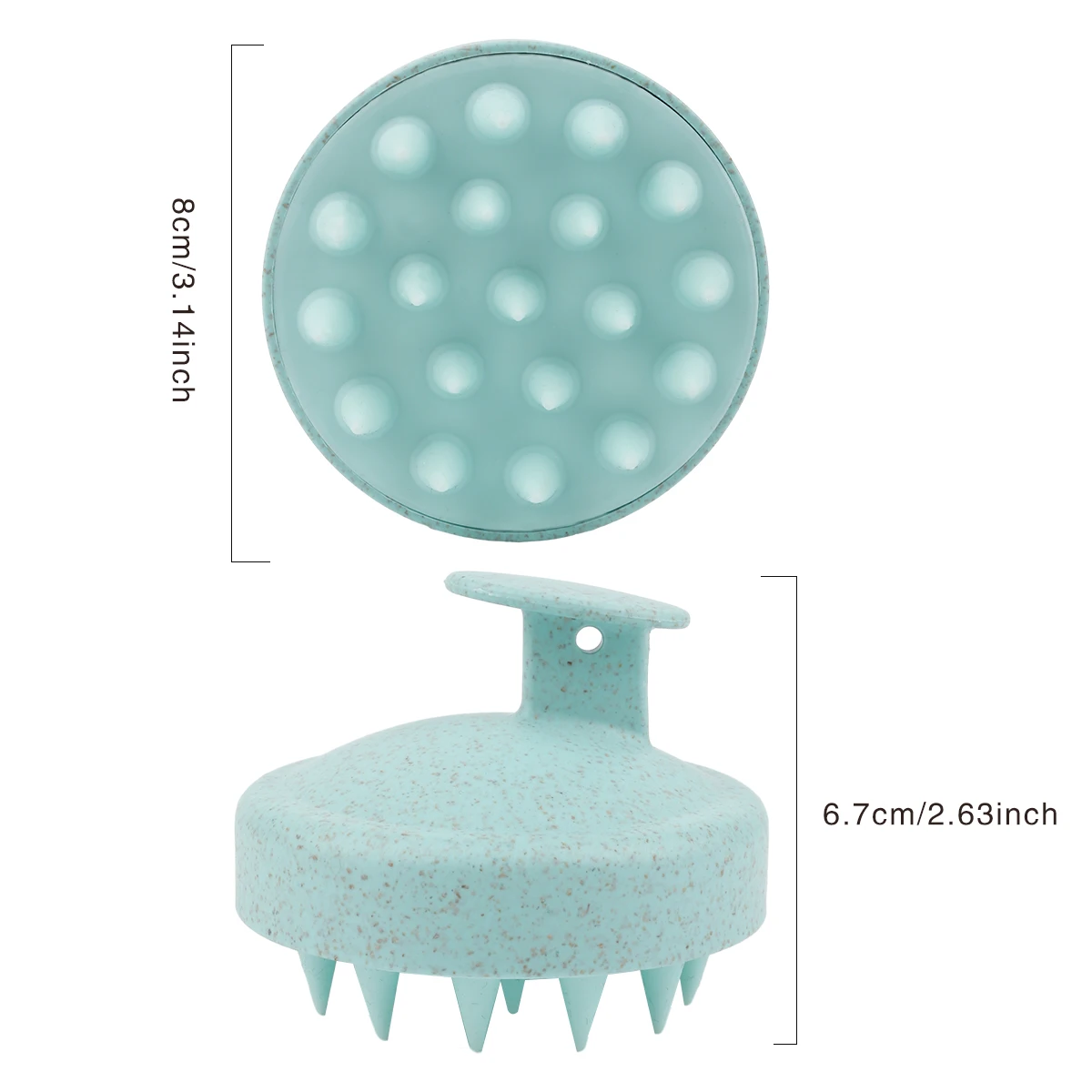 Scalp Massage Comb 1pc ilicone Shampoo Brush Head Scalp Massage Comb Hair Washing Comb Body Massage Brush Bath Shower Salon Hairdressing Tool