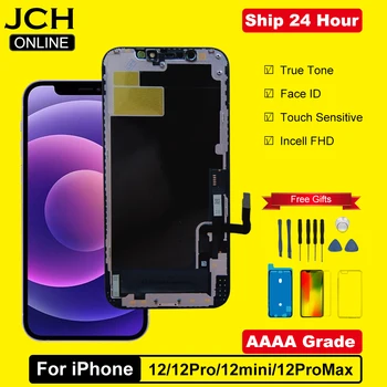 Display Incell per iPhone 12 12PRO, Schermo LCD Touch con Digitalizzatore, Ricambio per iPhone 12 Mini 12 Pro Max, Direttamente dalla Fabbrica