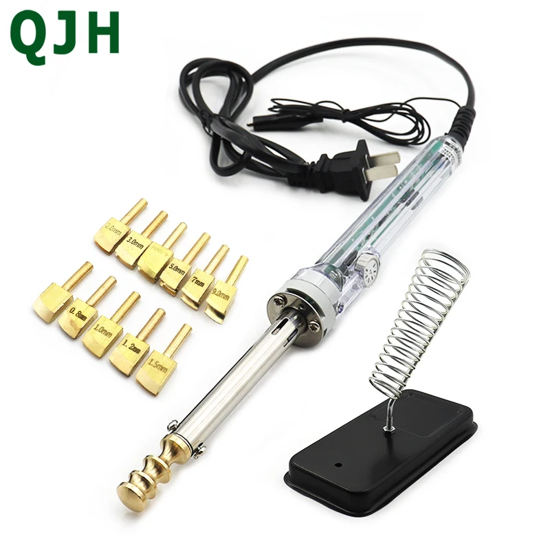 

Leather tools Pure Brass Solder Soldering Iron Tip To Burn The Edge Decorate Handmade Leather Trimming Tools