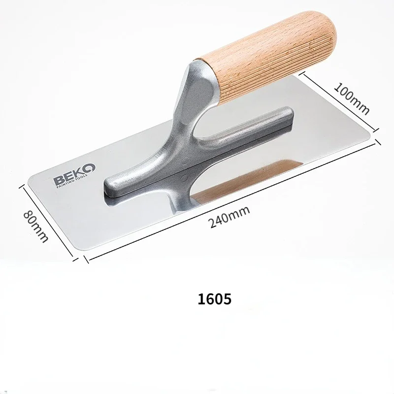 3pcs/set Concrete Trowel Tool Set Stainless Steel Wall Plastering Trowel for Wall Plaster Paint Drywall Construction Cement Tool