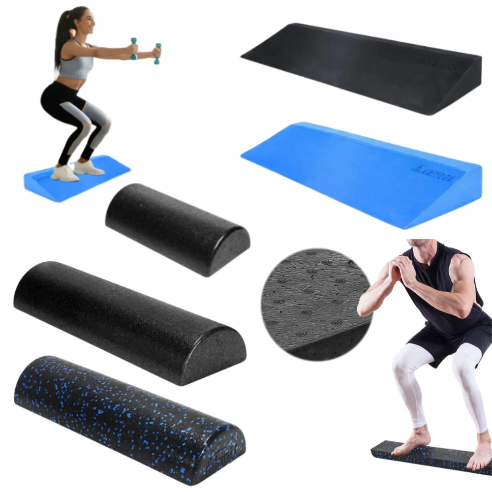 EVA Yoga Wedge Blocks Squat Slant Board Lightweight Supportive Foot Deadlift Strength Exercise Pilates Inclined Board