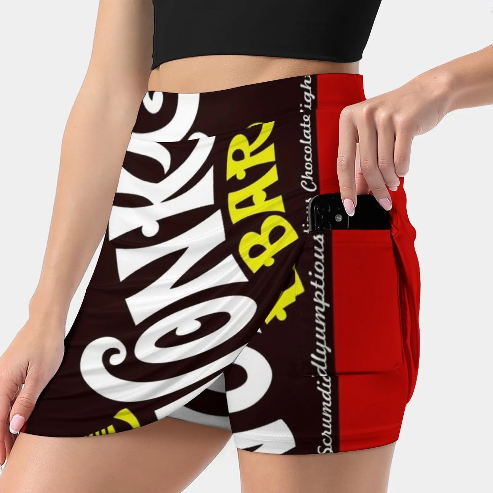 

Willy Wonka Chocolate Bar Korean Fashion Skirt Summer Skirts For Women Light Proof Trouser Skirt Chocolate Factory Wonka Pure