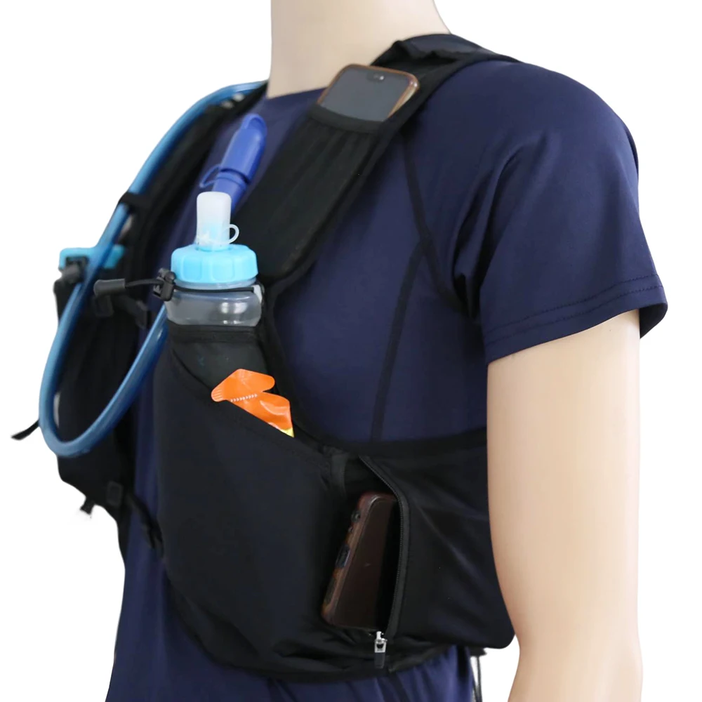 Enhanced Hydration Trail Running Backpack - Lightweight Race Training Vest, 8L Capacity