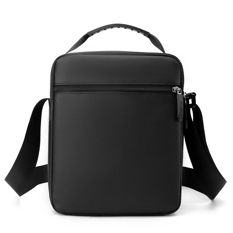 Durable crossbody bag, adjustable shoulder strap, multi-layer design, secure zipper - multifunctional storage bag