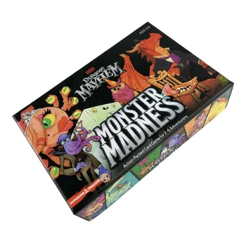Baldur's Gate Dungeon Mayhem Giochi da tavolo Monster Madness Card Versione inglese Giocattolo per bambini Regalo