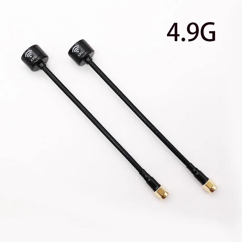 Lollipop 3 Antenna 4.9GHz 2.5Dbi RHCP SMA RP-SMA FPV transmitter Mushroom Antenna for FPV RC Racing Drone Model