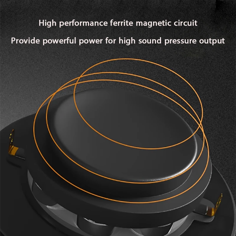 4 Inch Tweeter Speaker 30W 8Ohm Aluminium Alloy Panel Imported Beryllium Copper Wire Edge Film Loudspeaker AOSIBAO
