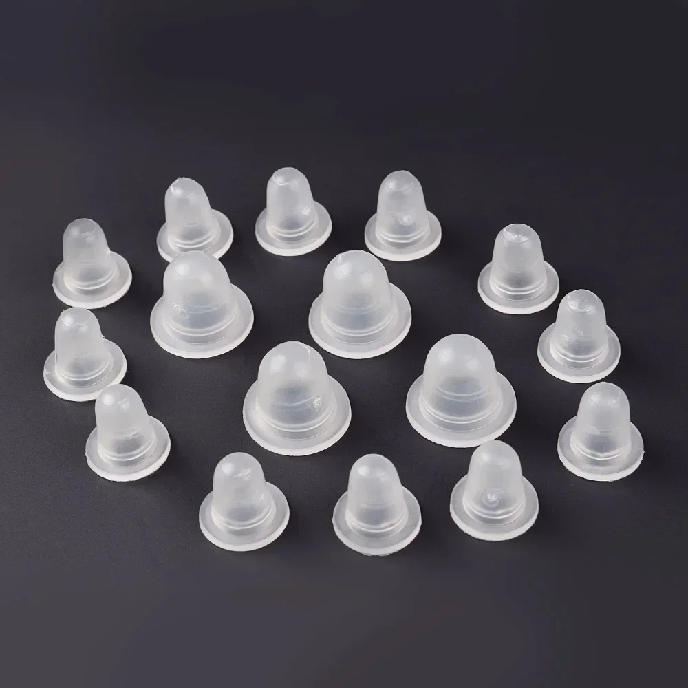 100Pcs S/L Soft Silicone Tattoo Ink Cups Disposable Microblading Makeup Pigment Holder Container Caps Tattoo Supplies Accessories Makeup