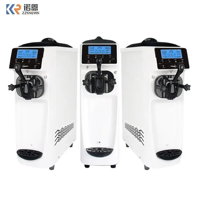 Cheapest Mini Commercial Softee Softy Icecream Frozen Yogurt Soft Serve Making Soft Ice Cream Maker Making Machine Price 4