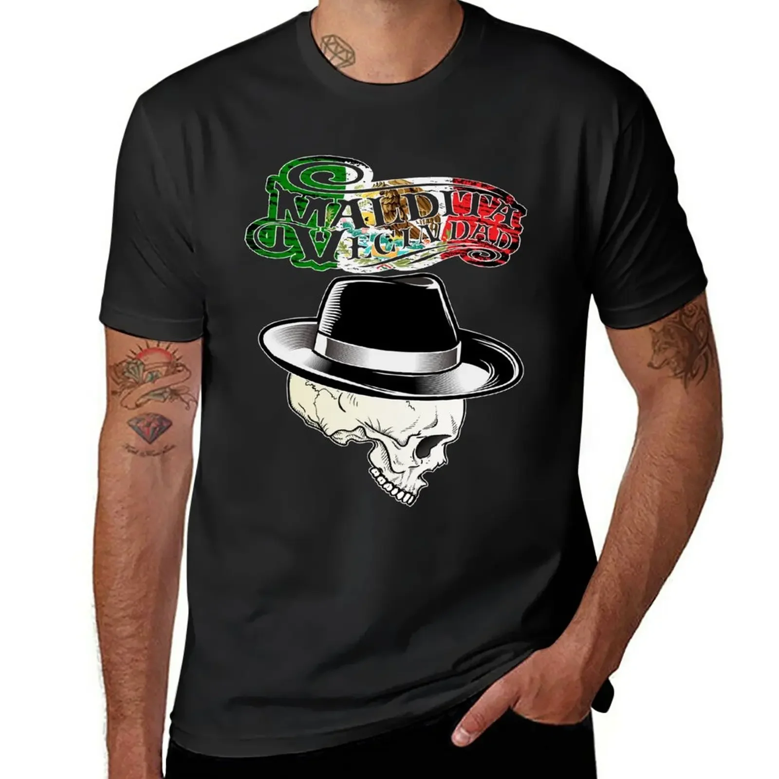 

Maldita T-Shirt boys animal print hippie clothes Blouse black t shirts for men