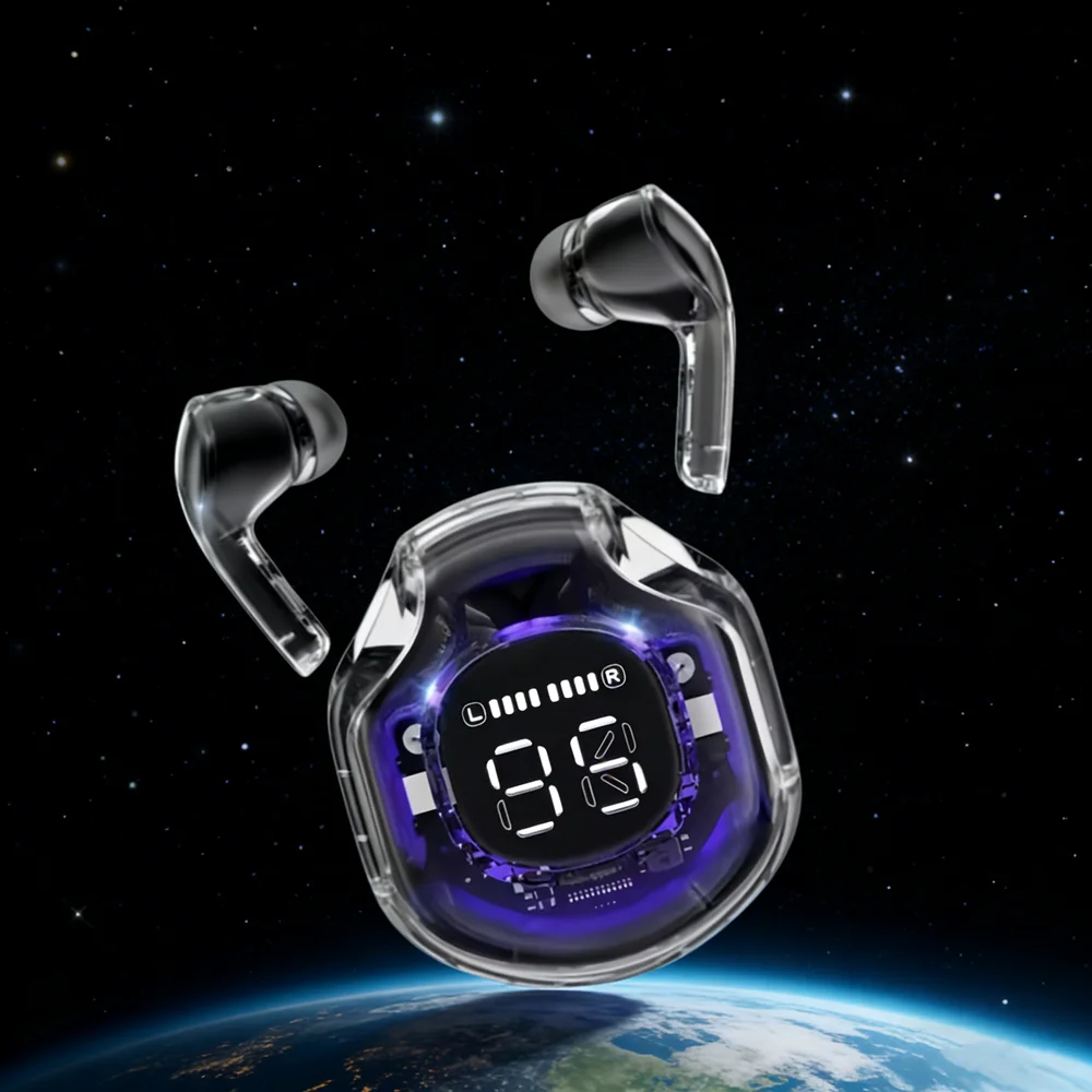 TWS wireless headset Bluetooth headset sports game headset noise reduction earplug bass touch phone for all smartphones 1