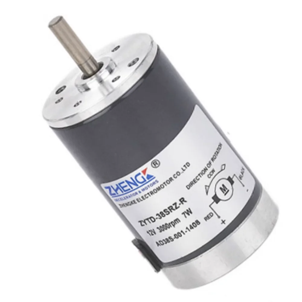 DC Brush Motor Brushes - 7.5W-95W, 12V/24V, 2000-5000 RPM, 5/6/8mm Shaft Compatible