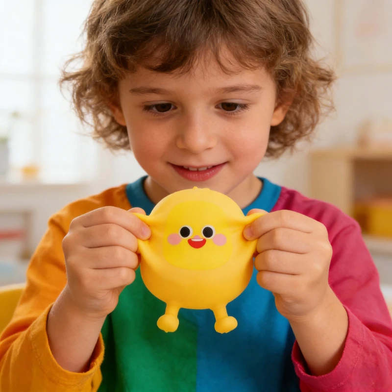 Super Soft Bread Man Anti Stress Squishy Toys Slow Rebound Venting Balls Sensory Squeeze Fidget Toy For Adults Kids Party Favors