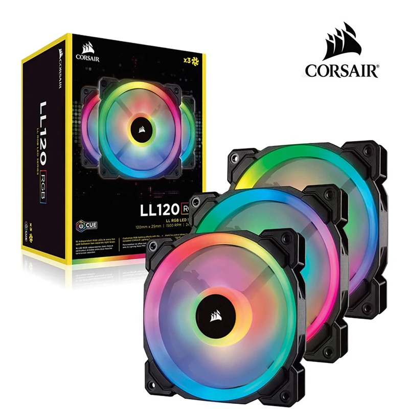 Ventole Corsair Ll120 Rgb 120Mm Dual Light Loop Rgb Led Pwm Fan Per Desktop