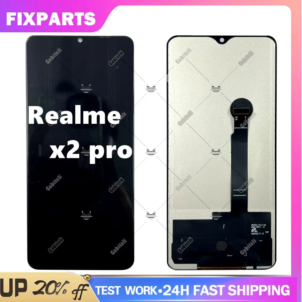 ЖК-дисплей с сенсорным дигитайзером в сборе для Realme X2 Pro rmxпульт в сборе, запасные части для ЖК-экрана Oppo Reno ACE жк дисплей с рамкой и дигитайзером в сборе для motorola moto e7 plus