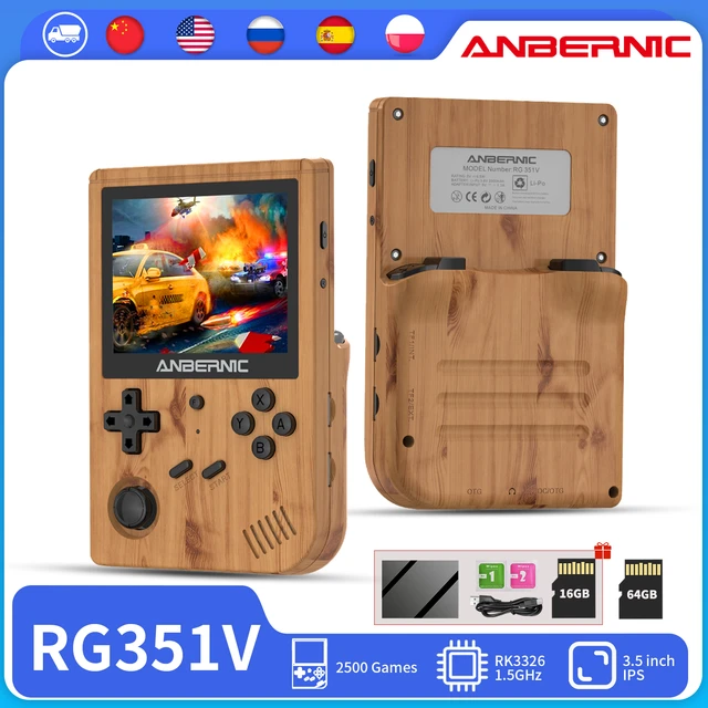 Anbernic Handheld Game Console  Anbernic Handheld Game Players - New  Rg351v Retro Hd - Aliexpress