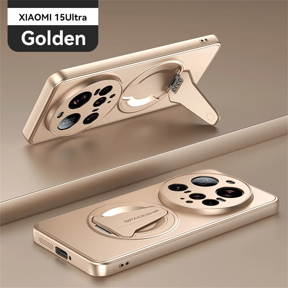 Luxury Folding Magnetic Phone Case with Camera Protection and Solid Color Design