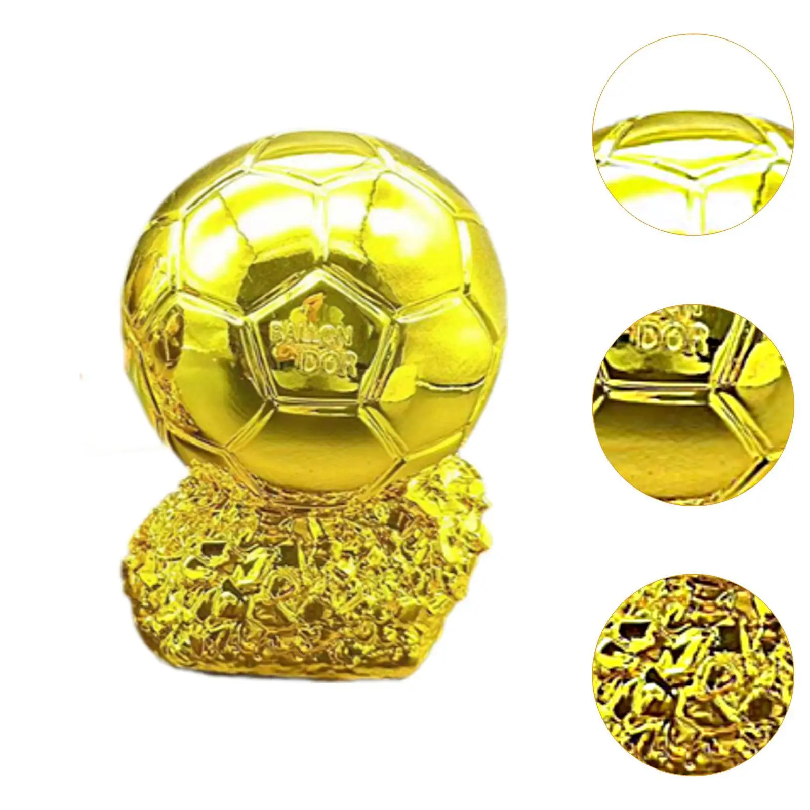 Football Trophy Cup Football Competition Award Appreciation Gift Desktop Ornament Soccer Game Trophy Gold Award Trophy