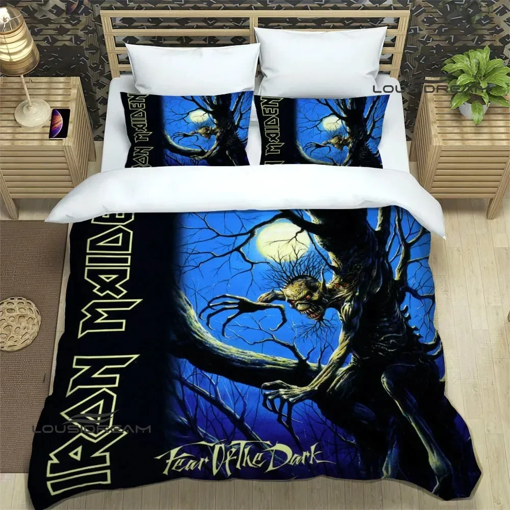 3D Rock band I-Iron-M-Maiden Bedding Sets exquisite bed supplies set duvet cover comforter set bedding set luxury birthday gift 2