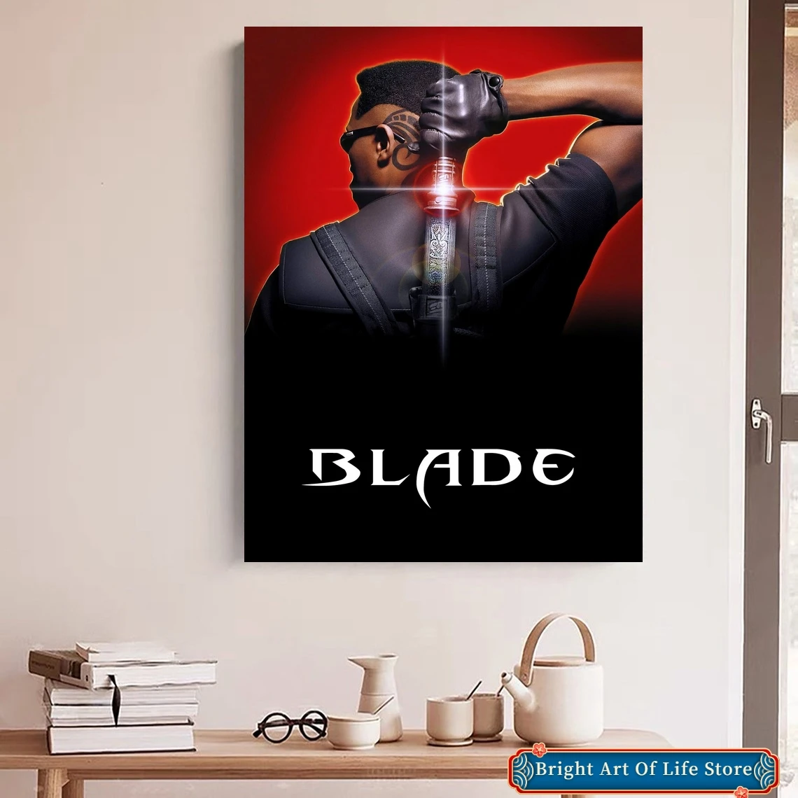 

Кинопостер Blade (1998), художественная Обложка со звездами, фотопечать, Декор для дома в квартире, настенная живопись (без рамки)