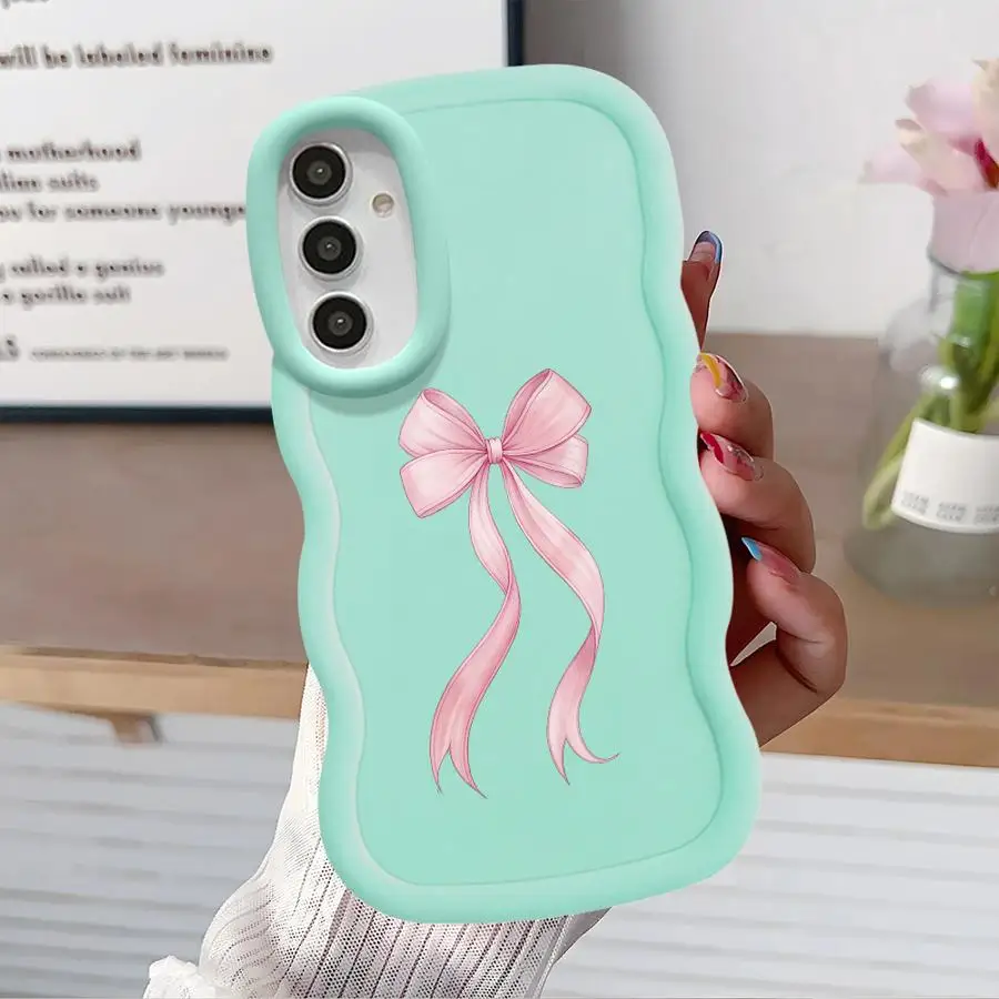 Fashion Pink Bow Soft Phone Cover Case
