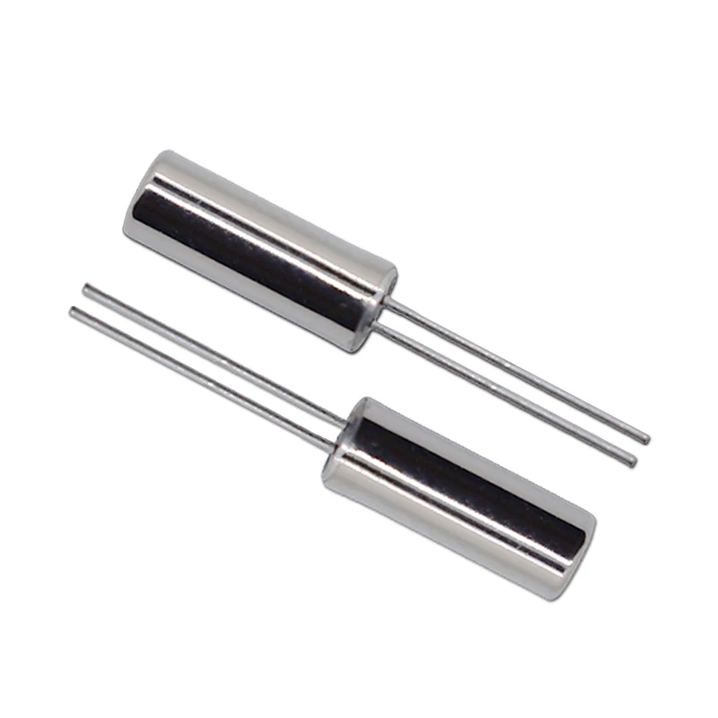 DT-26 12M 12MHZ 12.000MHZ 12.5PF 20PPM Cylindrical Crystal Oscillator 206 2X6MM Quartz Crystal Resonator DIP-2 10PCS