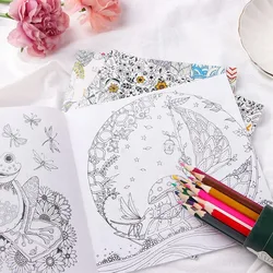 Coloring Books for Kids Adult Diy Libros Para Colorear School Craft  Drawing Cuadernos De Dibujo Art Supplies Coloring Book