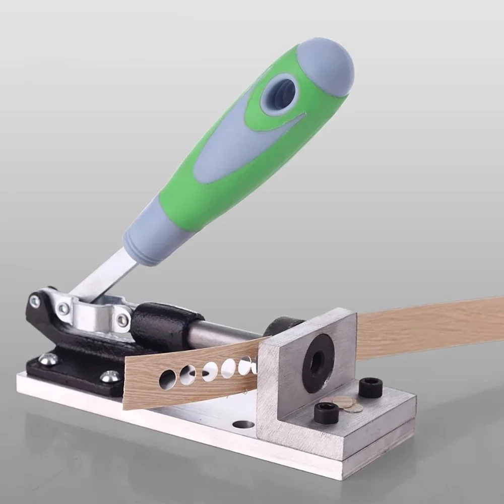

Manual Edge Banding Punching Hole Machine Edge Bander Hole Guide Woodworking Edge Banding Leather Hole Punch Tool 8MM/15MM