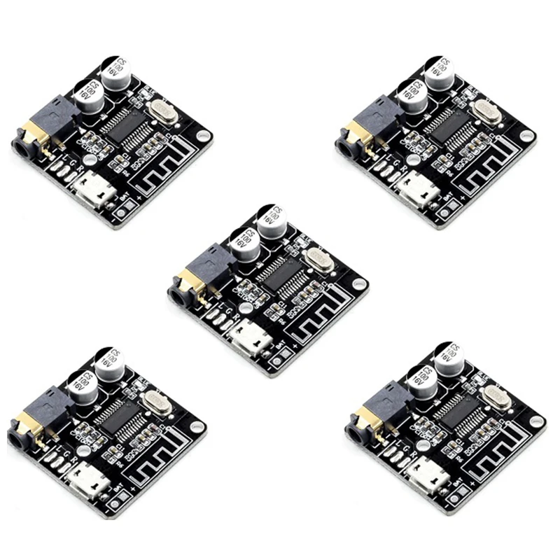 5Pcs Vhm-314 Mini Bluetooth 5.0 Modulo Ricevitore Audio Scheda Di Decodifica Senza Perdita Mp3 Amplificatore Di Uscita Stereo Wireless 3.7-5V