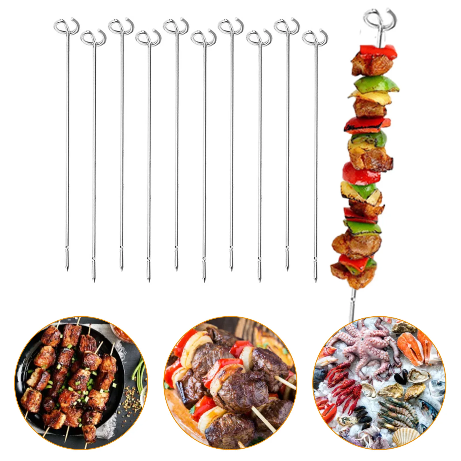 Skewers Grill Stands Multifunctional Food Dehydration Holders Airfryer Steaming Stand Accessories Kitchen Gadgets