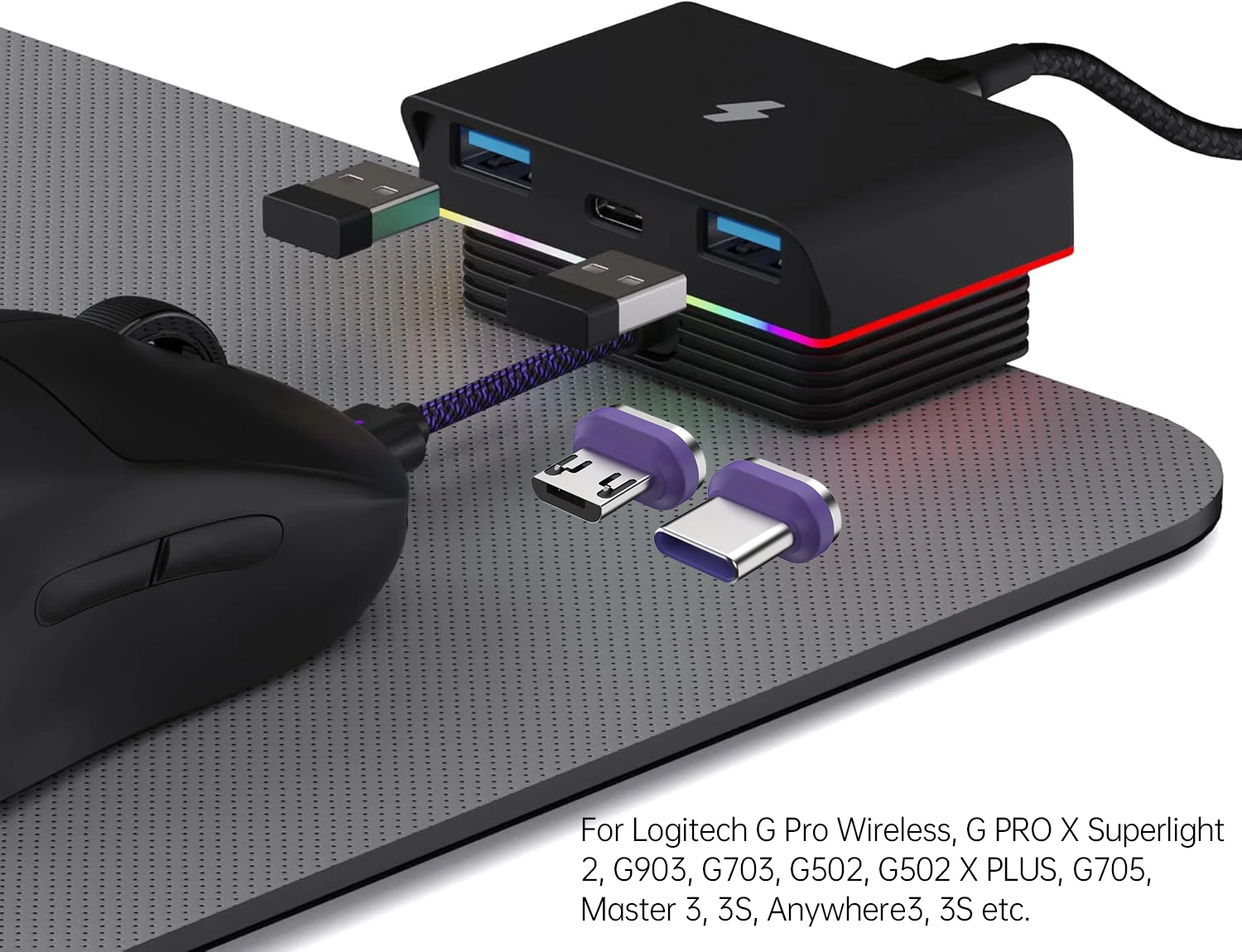 ゲーミングマウス充電器ロジクール G プロワイヤレス X 超軽量 2 DEX